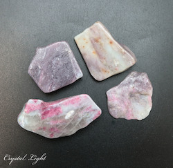 China, glassware and earthenware wholesaling: Quartz with Pink Tourmaline Slabs/250g