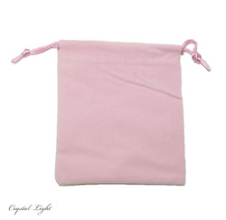 China, glassware and earthenware wholesaling: Pink Pull-String Velvet Pouch