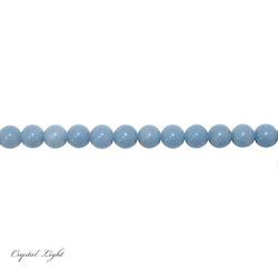 Angelite 10mm Round Beads