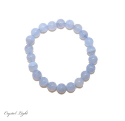 China, glassware and earthenware wholesaling: Blue Lace 8mm Bracelet