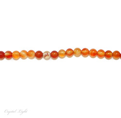 China, glassware and earthenware wholesaling: Orange Agate 6mm Beads