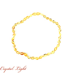 China, glassware and earthenware wholesaling: Amber Teething Necklace - Light Cognac