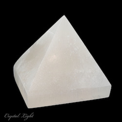 China, glassware and earthenware wholesaling: Selenite Pyramid (6-8cm)