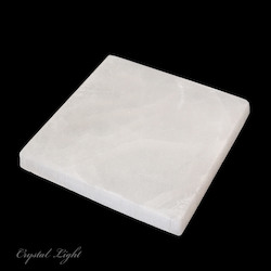 China, glassware and earthenware wholesaling: Selenite Square Plate