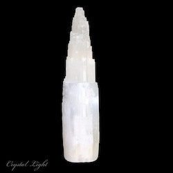 China, glassware and earthenware wholesaling: Selenite Tower XL (25cm)