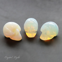 China, glassware and earthenware wholesaling: Opalite Mini Skull