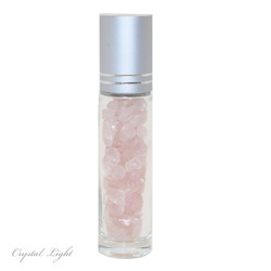 China, glassware and earthenware wholesaling: Rose Quartz Roll-On Bottle