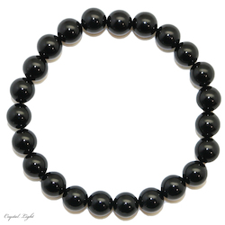 China, glassware and earthenware wholesaling: Black Agate 8mm Bracelet