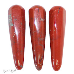 China, glassware and earthenware wholesaling: Red Jasper Semi-Faceted Wand