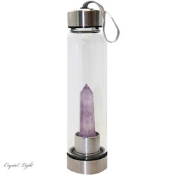 Amethyst Point Crystal Bottle