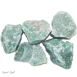 China, glassware and earthenware wholesaling: Green Aventurine Rough Large/ 1KG