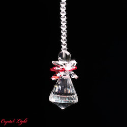 China, glassware and earthenware wholesaling: Angel Suncatcher- Red