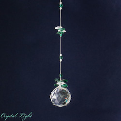 Ball Drop Suncatcher- Emerald/ 40mm