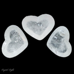 China, glassware and earthenware wholesaling: Clear Quartz Heart Dish
