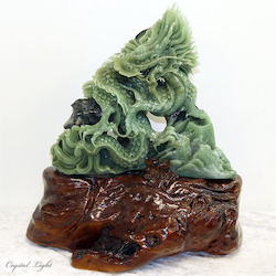 New Jade Carved Dragon