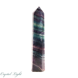 China, glassware and earthenware wholesaling: Rainbow Fluorite Point