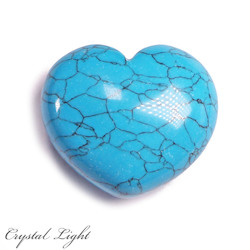 China, glassware and earthenware wholesaling: Blue Howlite Heart