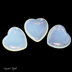 China, glassware and earthenware wholesaling: Opalite Tiny Heart
