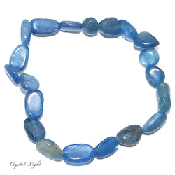 China, glassware and earthenware wholesaling: Blue Kyanite Tumble Bracelet