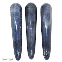 China, glassware and earthenware wholesaling: Blue Quartz Semi-Faceted Wand