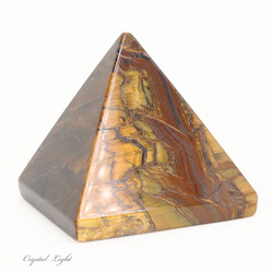 China, glassware and earthenware wholesaling: Banded Tiger Jasper Pyramid