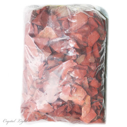 China, glassware and earthenware wholesaling: Red Jasper Rough Chips/ 5kg Bag