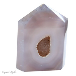 China, glassware and earthenware wholesaling: Agate Druse Polished Point