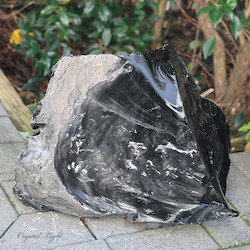 China, glassware and earthenware wholesaling: Black Obsidian Large Rough Piece