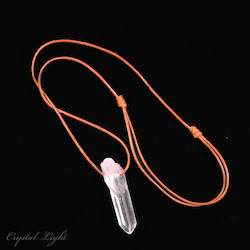 China, glassware and earthenware wholesaling: Quartz Point Necklace