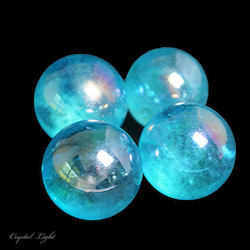 Blue Aura Quartz Sphere/ 20mm