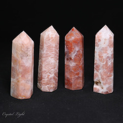 China, glassware and earthenware wholesaling: Brecciated Pink Agate Polished Point