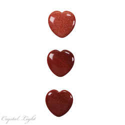 China, glassware and earthenware wholesaling: Goldstone Small Flat Heart