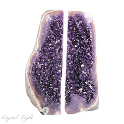 China, glassware and earthenware wholesaling: Amethyst Bookends