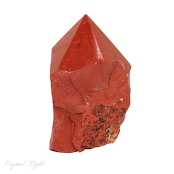 China, glassware and earthenware wholesaling: Red Jasper Cut Base Point