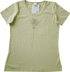 Tea Nikau Scoop Neck Organic T-shirt - medium
