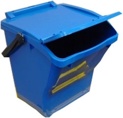 Urba Plus Stacking Recycling Bin 40 L - Blue