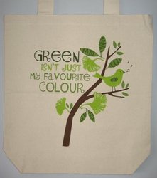 Gift: Green Isn't Just My Favourite Colour Carry Bag