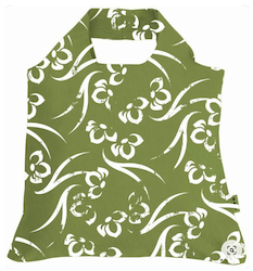 Envirosax - Green Floral Hemp Bag