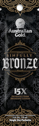 Cosmetic: Sinfully Bronze Tanning Lotion 15ml Sachet