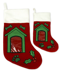 Dog House Picture Frame Stocking-Large