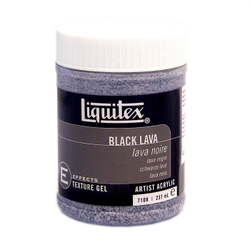 Liquitex Texture Gel Black Lava 8oz (237ml)