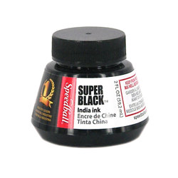 Speedball Super Black India Inks