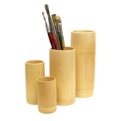 Bamboo Brush Vases