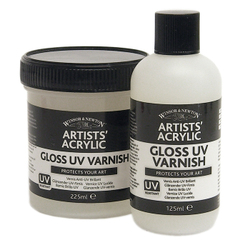 Artist supply: Winsor & Newton Gloss UV Varnish