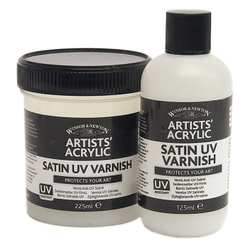 Artist supply: Winsor & Newton Satin UV Varnish