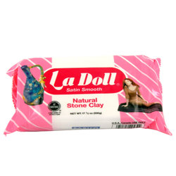 Artist supply: La Doll Natural Stone Clay