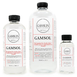 Artist supply: Gamsol