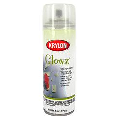 Artist supply: Krylon Glow-In-The-Dark Spray 6oz