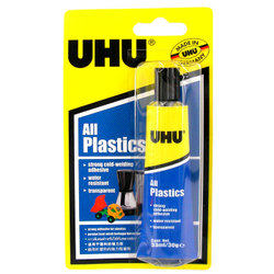 Artist supply: UHU All Plastics Glue