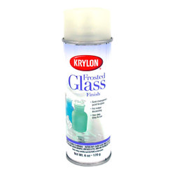 Artist supply: Krylon Frosted Glass